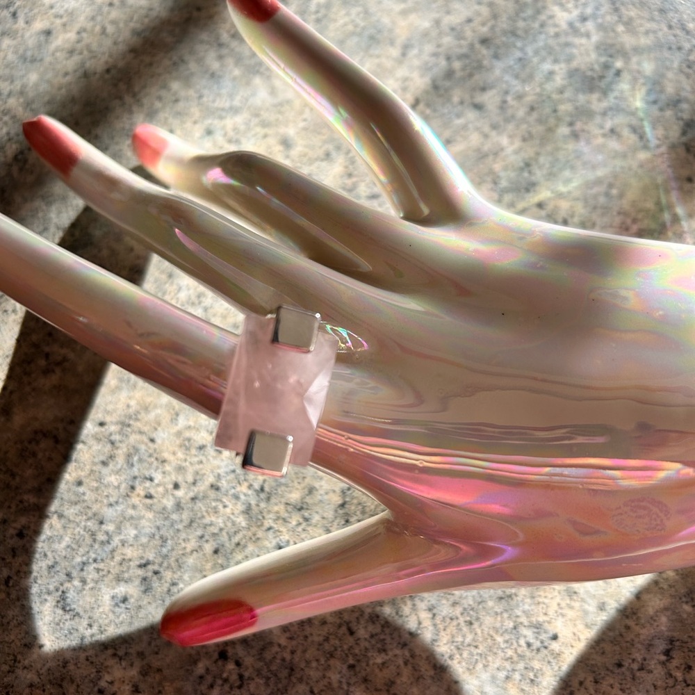 💍 [Sundance] Southwestern Rose Quartz Ring, Size 7 1/2, EUC - Picture 3 of 11